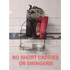 Gecko-Loc SHS-015EXT Extra Long Adjustable Hanging Shower Caddy, Over-the-Showerhead Organizer