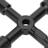 Haofy Llave de 4 Vias, Llave Triangular para Tablero, Multifuncional