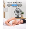AaoLin USB Desk Fan, Table Fan with CVT Variable Speeds,