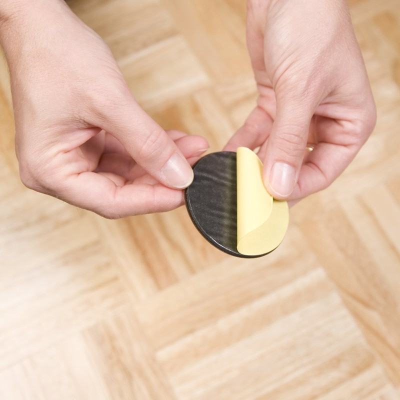 SoftTouch 4118595N Self-Stick Round Value Pack Non Slip Furniture Grippers