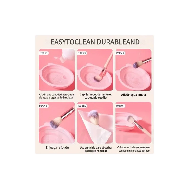 Brochas Maquillaje Profesional Y Herramientas Cosméticas 42p