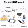 Kit de reparación de ojales para caña de pescar de