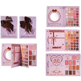 Kit de Maquillaje Profesional 82 Colores con Espejo – Paleta Todo en Uno de Sombras, Rubores, Contornos e Iluminadores – Estuche de Maquillaje Complet