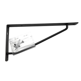 KGYY Industrial Color Arm Shelf Bracket, 7.1 x 3.5 inches (180 x 90 mm), Black