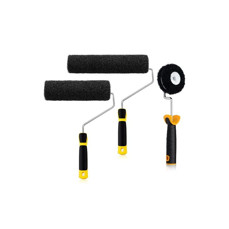 AmazingSpark 3 Pcs Drywall Compound Roller Includes 9 Inch 12