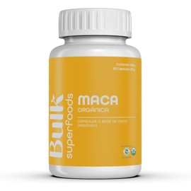 BULK SUPERFOODS Maca Orgánica 100 Natural Suplemento Alimenticio