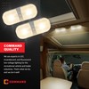 Command Electronics OEM 12V Incandescent RV Double Interior Dome Light