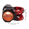 Mountain Bike Stem Aluminium Alloy 31.8x35mm Handle Bar Handlebar Riser