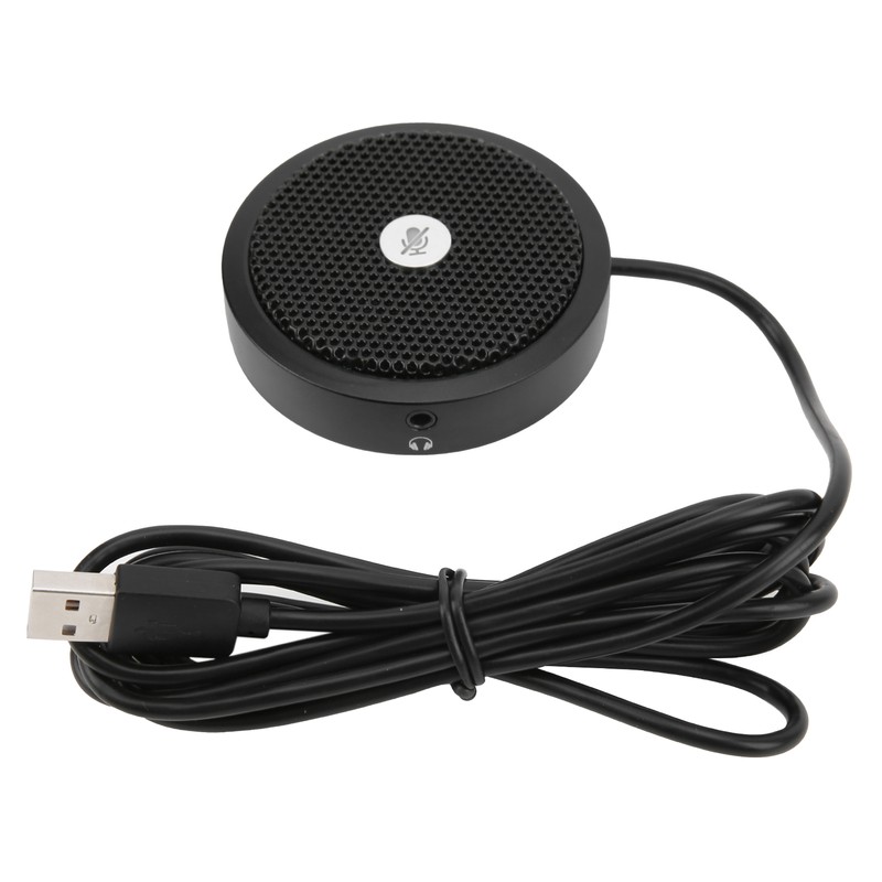 OmniDirectional Microphone Plug and Play USB Desktop Mic for Online