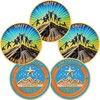 BHealthLife 5 Pcs Team Appreciation Coins Set Mountaineering Motivational Team