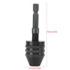 Schnellspannbohrfutter Bohrfutter 1/4"Sechskantschaft Keyless Chuck Collet Adapter Kapazität 0,8-8mm für