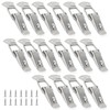 Spring Loaded Toggle Latch, 16PCS Latch with Lock Hole 56