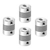 Aopin Flexible Beam Couplings 5mm to 6mm Flexible Coupler Shaft