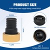 50151 1" PEX Crimp Supply Adapter for Viega ManaBloc and