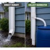 Rainwater Downspout Diverter for Rain Barrel – Adjustable Flexible Hose
