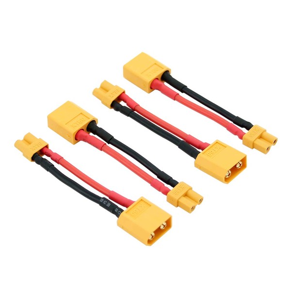 BDHI 4pcs Male XT60 to Female XT30 / XT-30 Connector