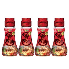 Ra Oil JOYL Spicy Oil (Shanla) Ajinomoto J-Oil Mills Bottle, 2.5 oz (70 g) x 4 Bottles