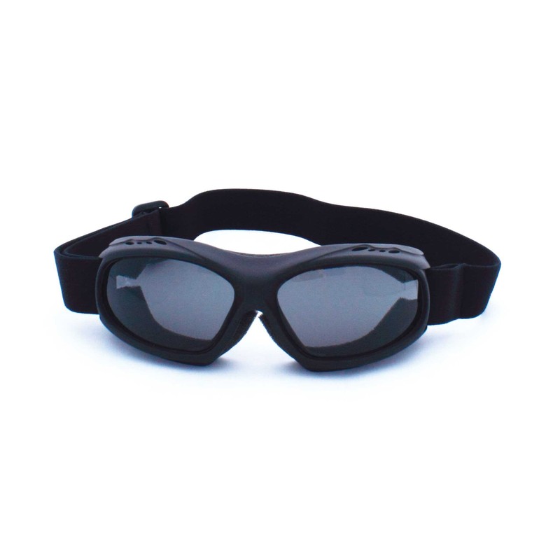 Guard-Dogs Goggle, Evader 1 Matte Black (Clear/Smoke w/FogStopper 2 Lens