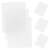 jojofuny 6pcs Plastic Mesh Canvas Sheets for DIY Crafts Clear