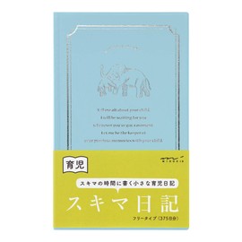 Midori Diary 12876006 Skima, Childcare, Light Blue