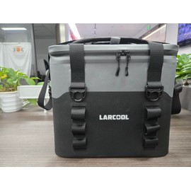 LARCOOL Ultra-Tough Soft Cooler 24 Can, Insulated Bag Portable Ice Chest Box for Lunch, Beach, Drink, Beverage, Travel, Camping, Picnic, Car, Trips, Floating Cooler Leak-Proof