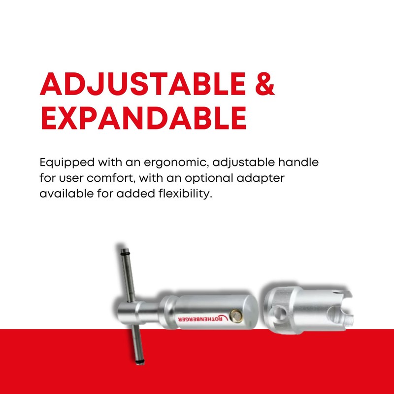 Rothenberger 70439" Ro-Quick Valve Key Set, Silver