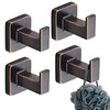 KOCRER Bronze Towel Hooks,Bathroom Coat Hook Robe Hook Wall Mounted,Oil