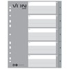 VON Leitz Pack of 10 A4 Number Indexes, 1-5 Numbered