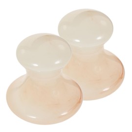 FRCOLOR Mushroom Shape Facial Massager 2pcs Spa Massage Tools for Skin Firming Relaxation for Women Men Gua Sha Massage Accessories