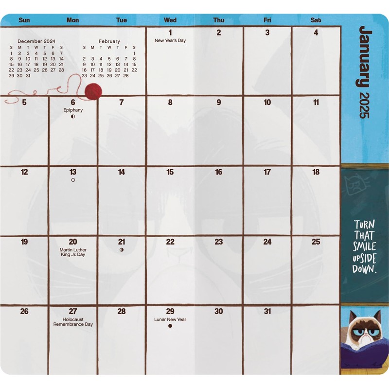 2025-2026 Grumpy Cat Pocket Planner