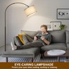 Arc Floor Lamps for Living Room, Modern Standing Lamp with