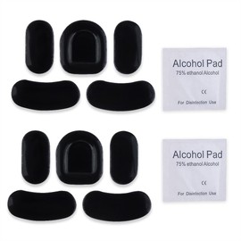 HUYUN 2 Sets Rounded Curved Edges Mouse Skatez & Mouse Feet & Mice Feet & Mouse Skates Compatible for Razer Viper Mini Se Mouse (Black)