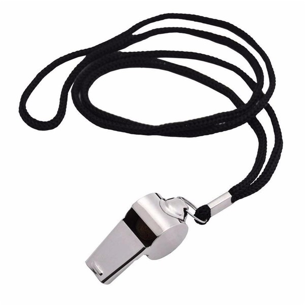 WsjiaboFux Metal Referee Whistle, Stainless Steel Whistle, Sports Whistles Loud