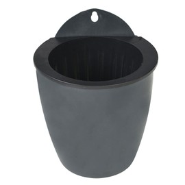 LiGuVCY 7-Pack Black Wall Hanging Planters, 5 Inch Self-Watering Wall Planter, Includes Nursery Pots, Cotton Rope & Hooks for Indoor/Outdoor Herbs, Succulents, Ivy