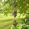 Zaer Ltd. Ornate Hanging Rain Chains (Bronze Finish, Honeycomb)