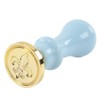 Wax Sealing Stamp Kit Clear Pattern Delicate Wax Detachable Handle