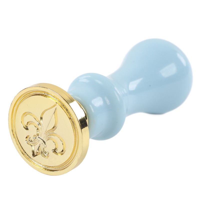 Wax Sealing Stamp Kit Clear Pattern Delicate Wax Detachable Handle