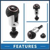INFINAUTO 6 Speed Manual Gear Shifter Knob for VW Golf