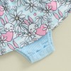 KtwHarnu Newborn Baby Girl Easter Outfit Bunny Print Ribbed Short