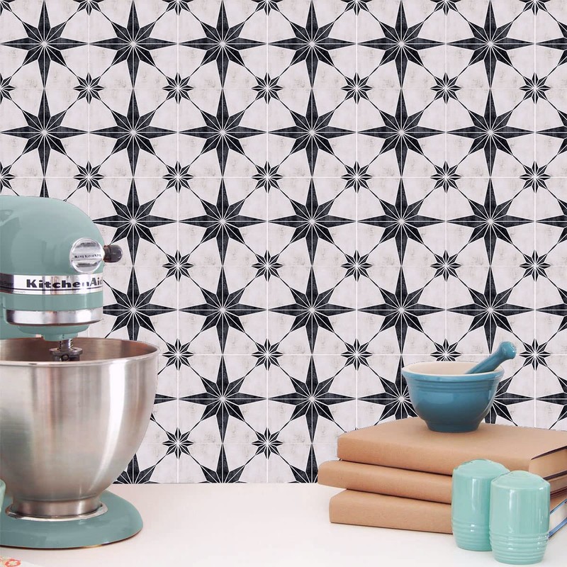 Starry Tile Stickers - Fireplace - Waterproof & Removable -