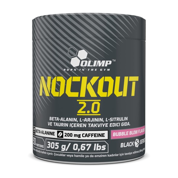 OLIMP SPORT NUTRITION Nockout 2.0 Sakız Aromalı 305 Gr arjinin