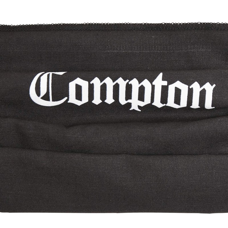 Mister Tee Compton Face Mask 2-Pack Everyday, Black, One Size