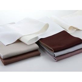 Sarasa mi-48 Earth Color, Dull Color, Hakama, Yukata Belt, Reversible, Half-width Obi, Made in Japan, f earth brown