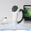 Controller Grips Accessories Compatible with Quest 3,Silicone Anti Throw Handle