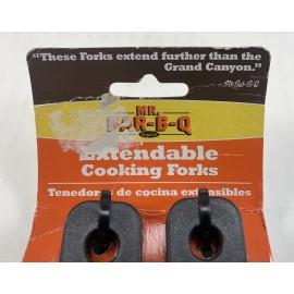 Mr. Bar-B-Q "Mr. Bar-B-Q" 2Pc Extendable Cooking Forks Smores, Hot Dogs, Campfire