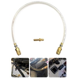 Bleed Tube Compatible with Seastar Hydraulic Steering Kit, Hydraulic Steering Filler Bleed Kit, Fits Seastar Hydraulic Cylinders, Boat Bleeder Hose Quick Connect Bleed Kit