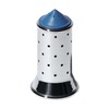 Alessi Salt Shaker, Blue, Stainless Steel, 6.5 x 7 x