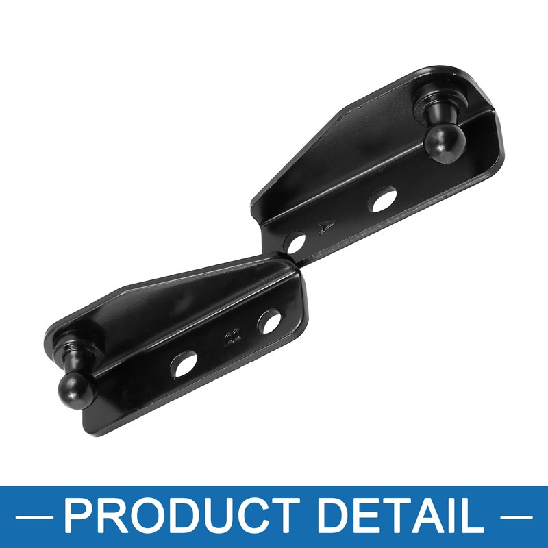 A ABSOPRO Car Auto Ball Studs Brackets 10mm Black 67x23x23mm
