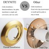 DEYNITE Modern Wall Light Fixtures Gold Wall Sconce with Pull