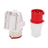 Industrial Plug Socket 380415V 32A 4Pin 3P+E IP44 Waterproof Surface